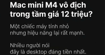Mac mini M4 – Nhỏ Gọn Nhưng Mạnh Mẽ | Desktop Apple Lý Tưởng Tại HAGA Thao Dien