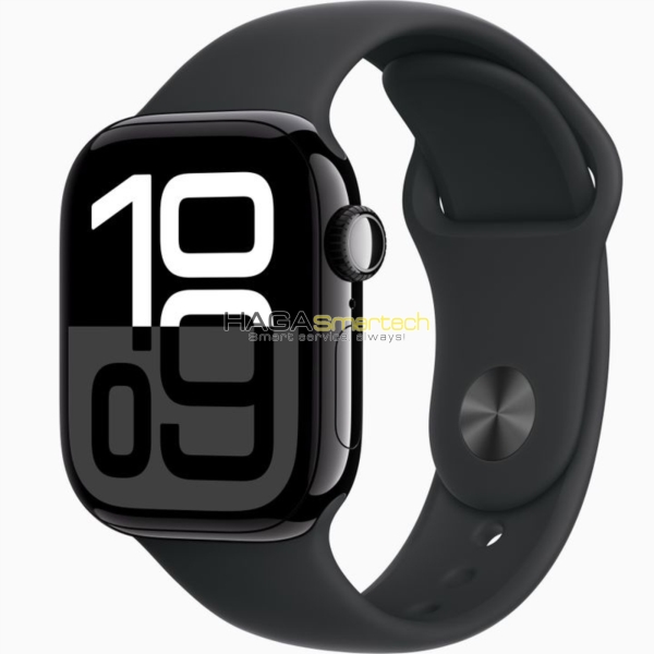 Apple Watch Series 10 42mm GPS Aluminum Case with Sport Band Jet Black