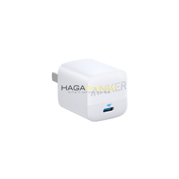 Anker 313 GaN 30W Fast Charger (PIQ 3.0/PD/PPS) Black/White